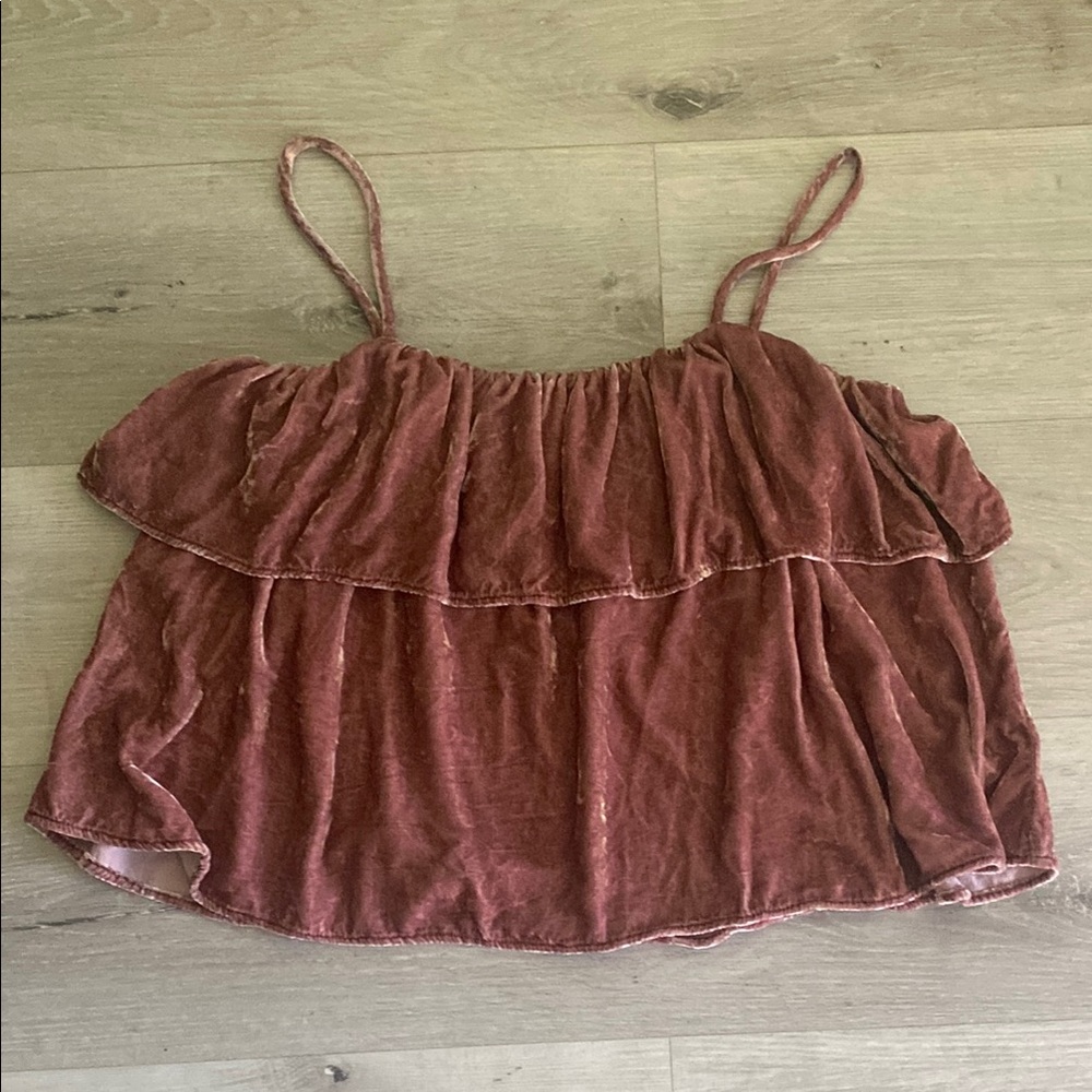 Madewell Women's Ruffle Tank Top Size Medium